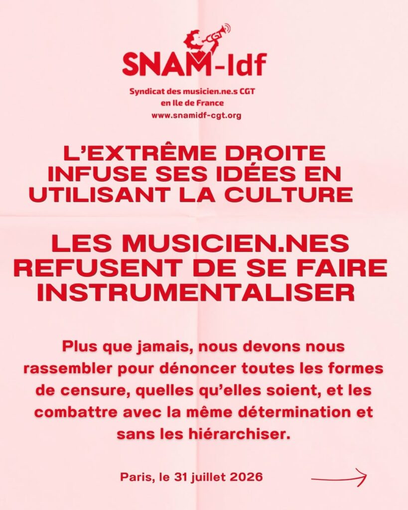 communiqué snam-idf